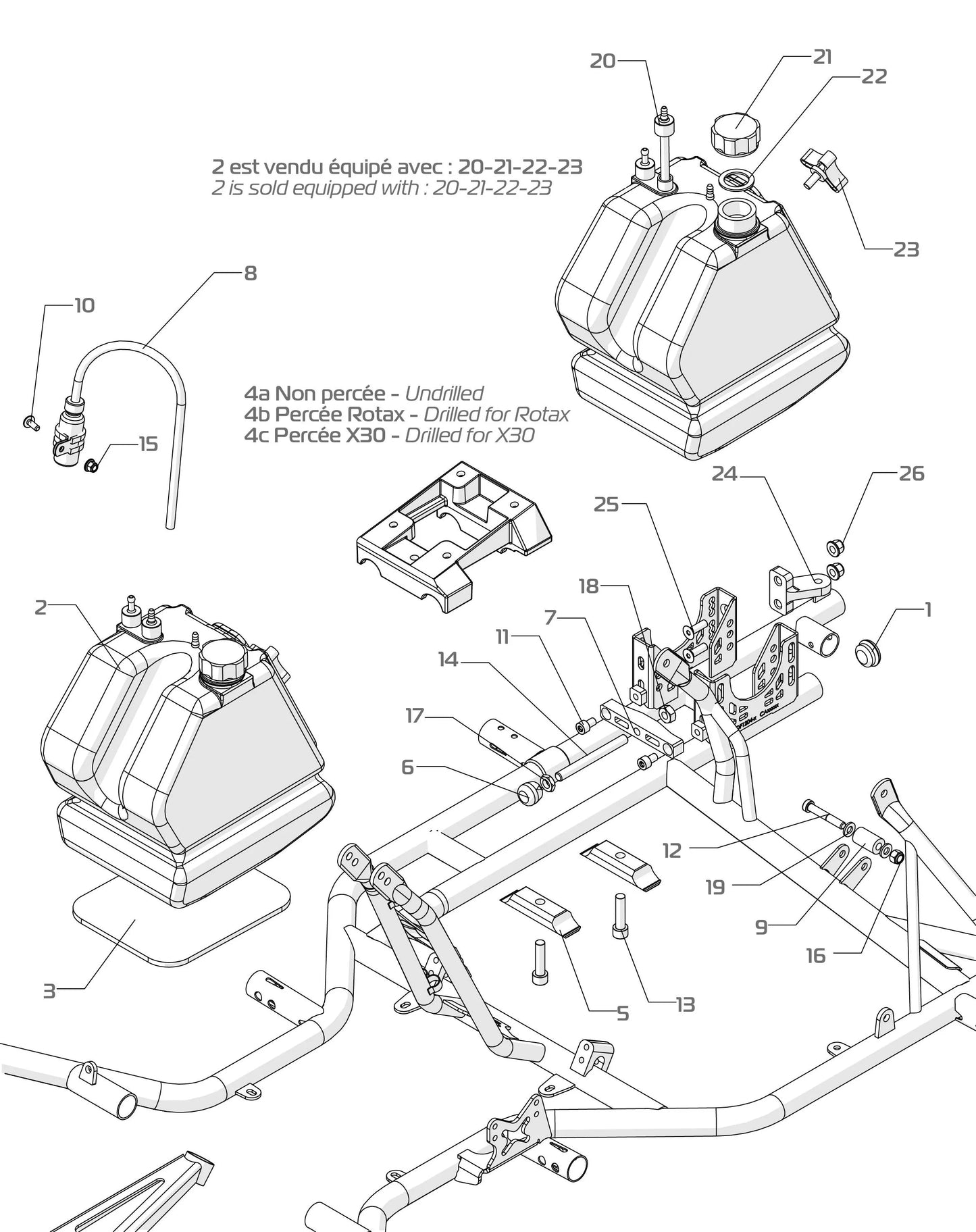 CADRE-RESERVOIR-PLATINE MOTEUR 2022-2025
