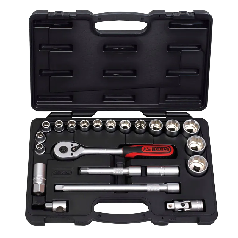 COFFRET DE DOUILLES 1/2' 22 PIECES-KS TOOLS