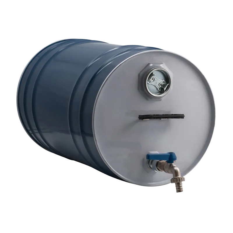 JERRICAN ESSENCE METALLIQUE ROND 30L AVEC ROBINET