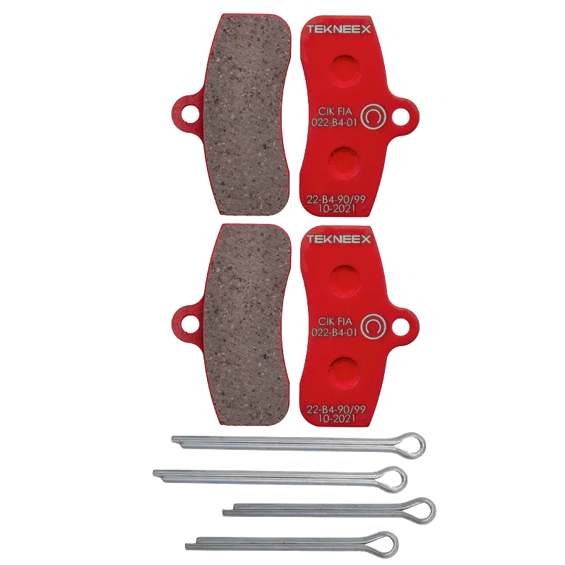 PLAQUETTES AVANT ETRIER TEKNEEX 4 PISTONS D18-8MM