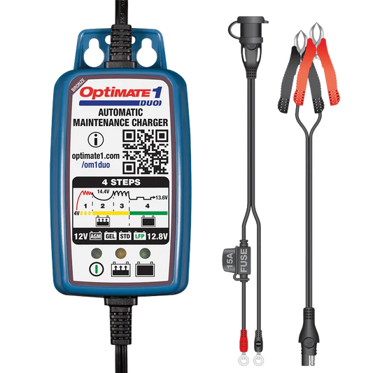 CHARGEUR OPTIMATE 1 DUO (BATTERIE PLOMB & LITHIUM)