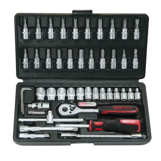 COFFRET DE DOUILLES 1/4' 46 PIECES-KS TOOLS