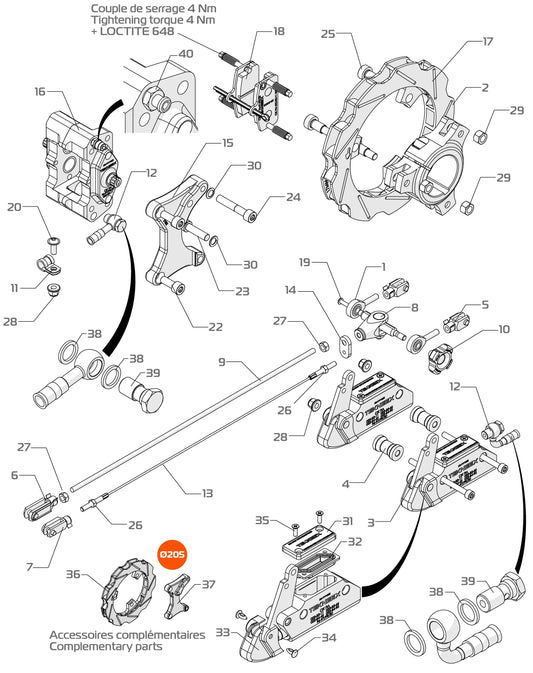 FREIN ARRIERE SIGMA KZ 2022-2025