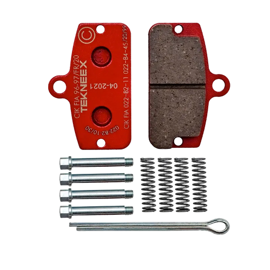 PLAQUETTES ARRIERE ETRIER TEKNEEX 4 PISTONS D20