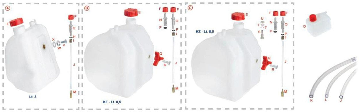 Réservoirs et accessoires