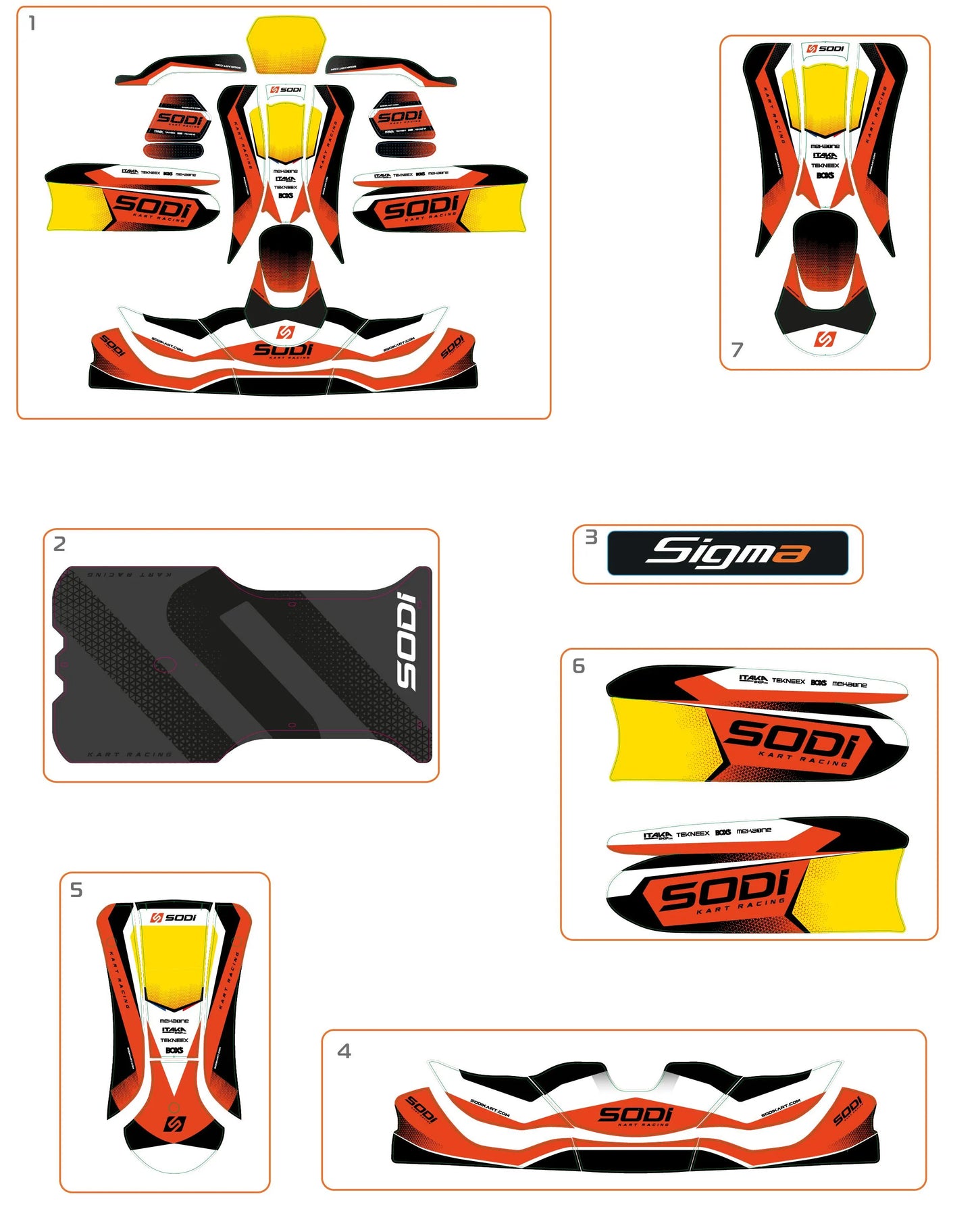 STICKERS DE CARROSSERIE 2022-2023